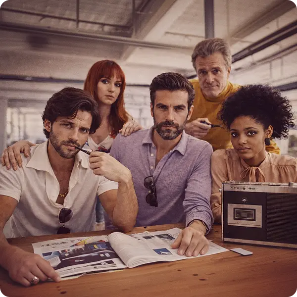 Startup Team Collaborating